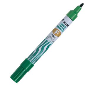 Marcatore Super Color - permanente - punta fine 4 mm - verde - Pilot - immagine 1
