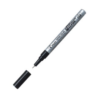 Marcatore a vernice Super Color - punta extra fine 1 mm - argento - Pilot - immagine 1