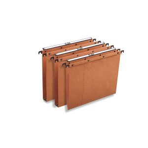 Cartella sospesa - cassetto Ultimate® - interasse 39 cm - fondo U 30 mm - legale 37,2x25cm - avana - Elba - immagine 1