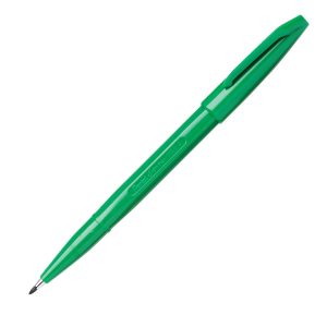 Pennarello Sign Pen S520  punta feltro - punta 2,00mm - verde - Pentel - immagine 1