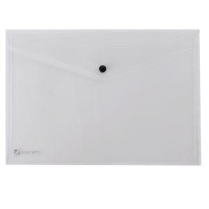 Busta con bottone Pull - 21x29,7 cm - trasparente - King Mec - immagine 1