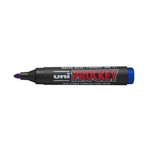 Marcatore Uni Prockey M122 - punta conica da 1,20-1,80mm  - blu - Uni Mitsubishi - immagine 1