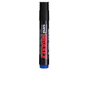 Marcatore Uni Prockey M126 - punta a scalpello da 1,00-5,70mm - blu - Uni Mitsubishi - immagine 2