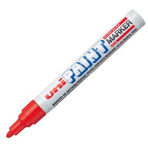 Marcatore Uni Paint PX20 - punta 2,8mm - rosso - Uni Mitsubishi - immagine 1