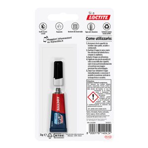 Colla Super Attak Vetro - 3 gr - trasparente - Loctite - immagine 2