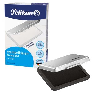 Cuscinetto per timbri - 7 x 11 cm - nero - Pelikan - immagine 1