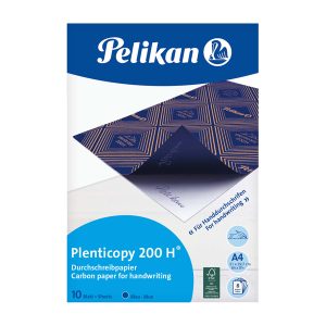 Carta da ricalco Plenticopy® 200H® - 21x29,7 cm - blu - Pelikan - conf. 10 fogli - immagine 1