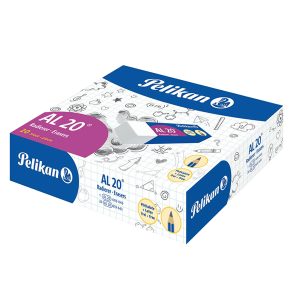 Gomma AL20 - bianca per matita - Pelikan - conf. 20 pezzi - immagine 1