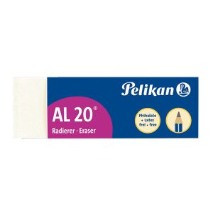 Gomma AL20 - bianca per matita - Pelikan - conf. 20 pezzi - immagine 2