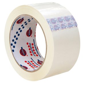 Nastro adesivo 330 - 5 cm x 66 m - PVC - bianco - Eurocel - immagine 1