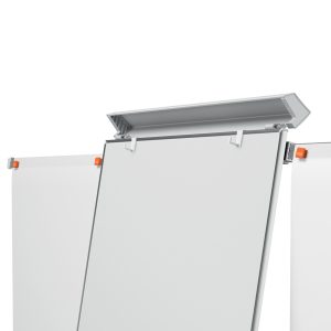 Lavagna portablocco Classic con cavalletto - 100 x 68,5 cm - bracci estensibili - bianco - Nobo - immagine 4