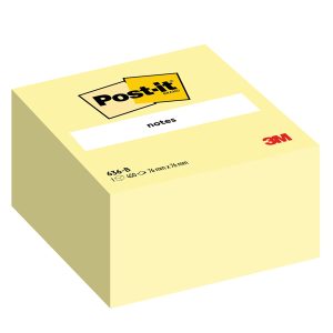 Blocco foglietti Cubo - 636-B - 76 x 76 mm - giallo Canary - 450 fogli - Post-it - immagine 1