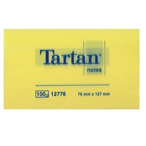 Blocco foglietti - giallo pastello - 76 x 127mm - 63gr - 100 fogli - Tartan™ - immagine 1
