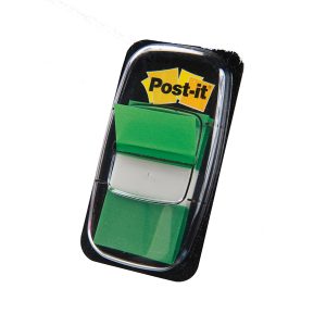 Segnapagina Post-it Index Medium - 680-3 - 25,4x43,2 mm - verde - Post-it - conf. 50 pezzi - immagine 1