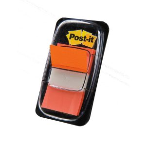 Segnapagina Post-it Index Medium - 680-4 - 25,4 x 43,2 mm - arancio - Post-it - conf. 50 pezzi - immagine 1