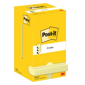 Blocco Post it® Z Notes - R330 - 76 x 76 mm - giallo Canary™ - 100 fogli - Post it® - immagine 2