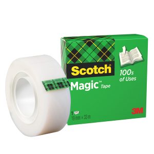 Nastro adesivo Magic 810 - permanente - 1,9 cm x 33 m - trasparente - Scotch - immagine 1