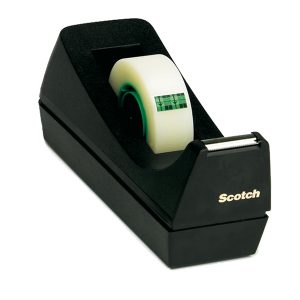 Dispenser da tavolo C38 - per nastri Scotch - 1,9 cm x 33 m - nero - Scotch - immagine 1