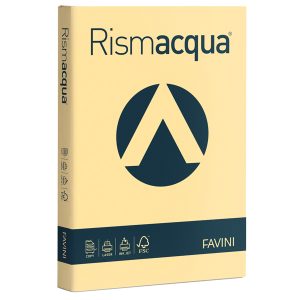 Carta Rismacqua - A4 - 200 gr - camoscio 02 - Favini - conf. 125 fogli - immagine 1