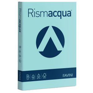Carta Rismacqua - A3 - 200 gr - celeste 08 - Favini - conf. 125 fogli - immagine 1