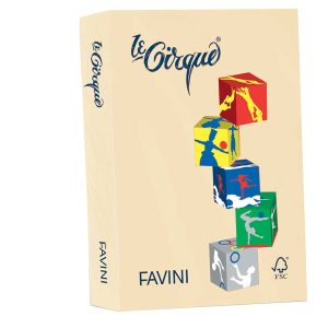 Carta Le Cirque - A4 - 160 gr - camoscio pastello 105 - Favini - conf. 250 fogli - immagine 1