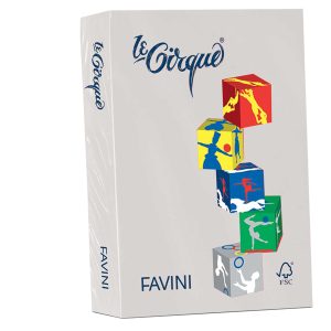 Carta Le Cirque - A4 - 160 gr - grigio pastello 109 - Favini - conf. 250 fogli - immagine 1