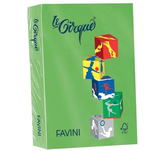 Carta Le Cirque - A4 - 160 gr - verde prato 203 - Favini - conf. 250 fogli - immagine 1