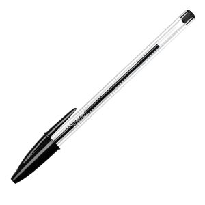 Penna a sfera Cristal - punta media 1,0 mm - nero - Bic - conf. 50 pezzi - immagine 1
