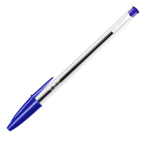 Penna a sfera Cristal - punta media 1,0mm - blu  - Bic - conf. 50 pezzi - immagine 1