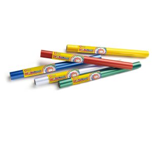 Rotolo coprilibro Coverglass - 5 m x45 cm - PPL - goffrato neutro - trasparente - Ri.plast - immagine 1