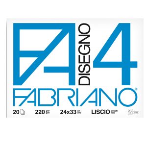 Album F4 - 24x33Cm - 220gr - 20 fogli - liscio - Fabriano - immagine 1