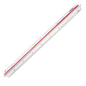 Scalimetro Isoteck - 30cm - per arredamento - scale 1:20-25-50-75-100-125 - Arda - immagine 1