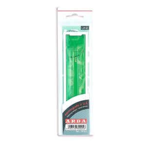 Normografo lettere e cifre Uni - 5mm - verde - Arda - immagine 1