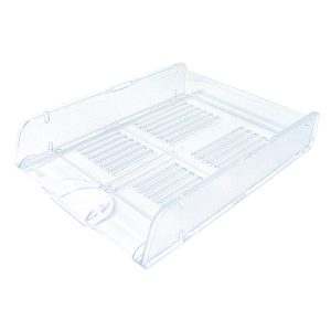 Vaschetta portacorrispondenza TR25310 - 26 x 34 x 6 cm - cristallo - Arda - immagine 1