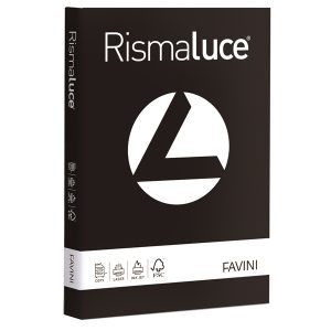 Carta Rismaluce - A3 - 200 gr - nero 63 - Favini - conf. 125 fogli - immagine 1