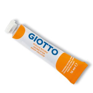 Tempera Tubo 4 - 12ml - giallo scuro - Giotto - immagine 1