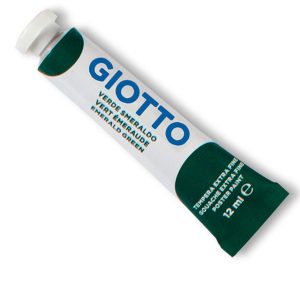 Tempera Tubo 4 - 12ml - verde smeraldo - Giotto - immagine 1