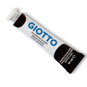 Tempera Tubo 4 - 12ml - marrone - Giotto - immagine 1