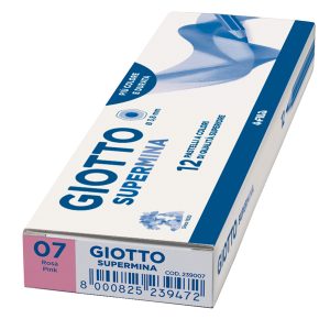 Pastello Supermina - mina 3,8 mm - rosa 07 - Giotto - immagine 2