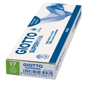 Pastello Supermina - mina 3,8 mm - verde cinabro 17 - Giotto - immagine 2