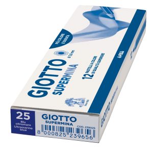 Pastello Supermina - mina 3,8 mm - blu oltremare 25 - Giotto - immagine 2