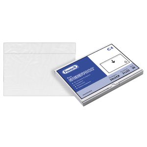 Busta adesiva Speedy Doc - senza stampa - C4 (33 x 22 cm) - PPL/PE - trasparente - Favorit - conf. 50 pezzi - immagine 1