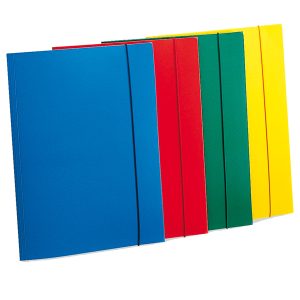 Cartellina con elastico - PPL - 3 lembi - 23,5x34,5 cm - giallo - Fellowes - immagine 1