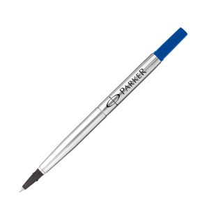 Refill roller Quink standard - punta fine  - metallo - blu - Parker - immagine 2