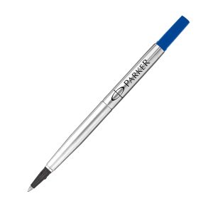 Refill roller Quink standard - punta media - metallo - blu - Parker - immagine 2