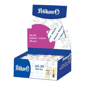 Gomma pane UG20 - bianca - per carboncino e gesso - Pelikan - conf. 20 pezzi - immagine 1