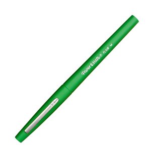 Pennarello Flair Nylon punta feltro - punta 1,1mm - verde - Papermate - immagine 1