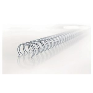 Dorsi spirale - metallo - 34 anelli passo 3:1 - 6,3 mm - bianco - GBC - scatola 100 pezzi - immagine 2