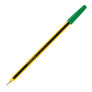 Penna a sfera Noris Stick  - punta 1,0mm - verde - Staedtler - conf. 20 pz - immagine 1