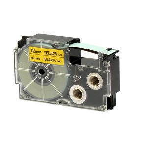 Nastro - 12 mm x 8 mt - nero/giallo - Casio - immagine 1